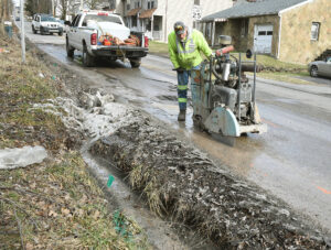 DOH workers begin paving project on Stewart Street